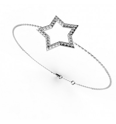 Bracelet étoile or