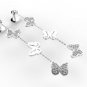 Boucles d’Oreilles Papillon Diamants