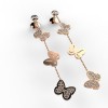 Boucles d’Oreilles Papillon Diamants