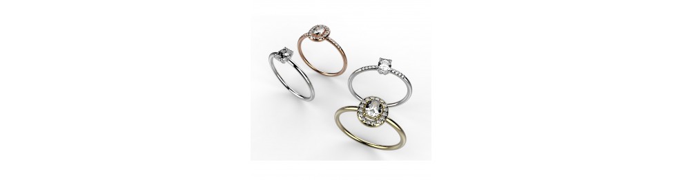 Solitaires "Taille Ovale"